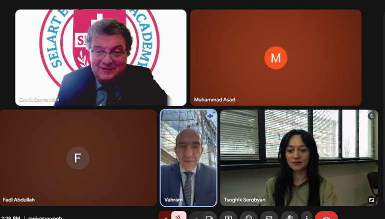 Online Meeting with Kites Holding Group, Kuwait – Swiss Academy in Armenia