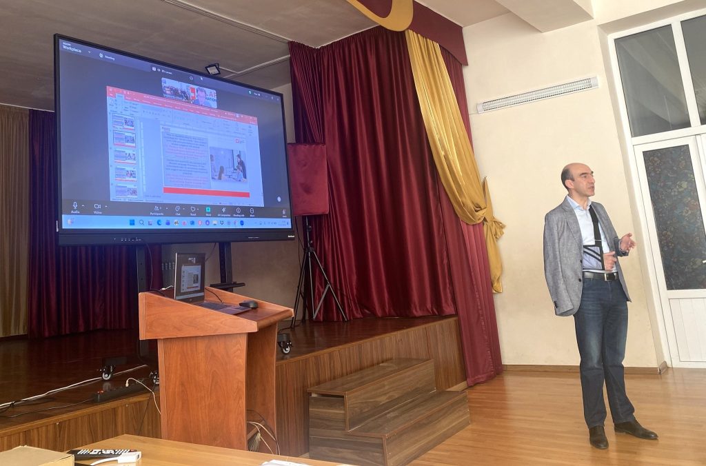 Meeting at Vardananq Educational Complex – Swiss Academy in Armenia