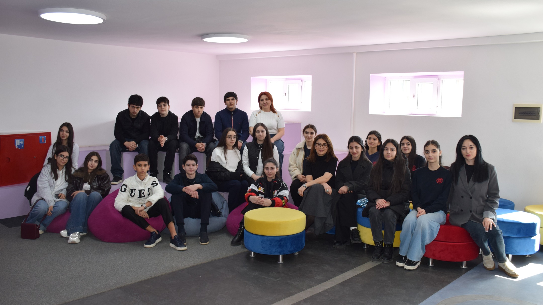 Students at Swiss Academy in Armenia